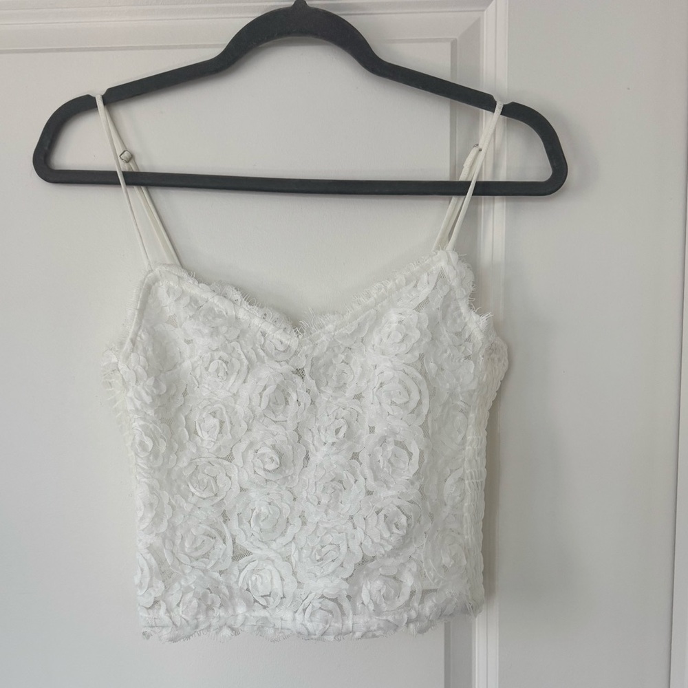 Free People Forget Me Not Cami in White
